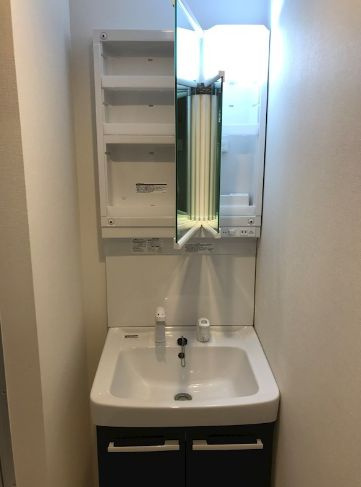 【洗面所】ロータス島津山 