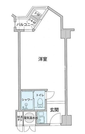 【間取り】 | ライオンズマンション道玄坂