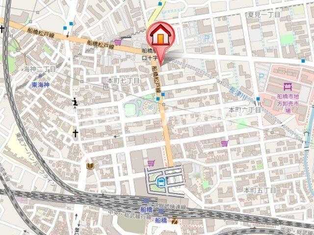 レジディア船橋Ⅰ・Ⅱの地図