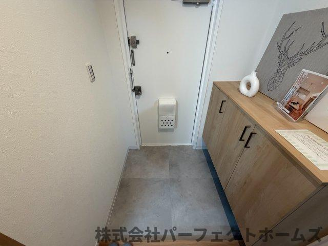 藤阪ハイツD6棟の玄関|毎日通る玄関はこちらです