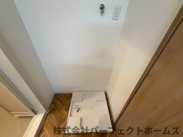 藤阪ハイツD6棟の設備|洗濯機置場です