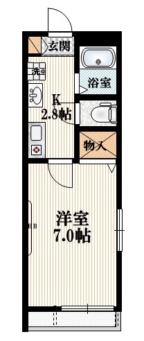 メゾン・ド・ゆうの間取り|★２面採光★陽当たり良好★