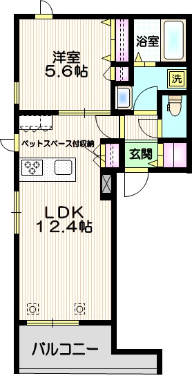 Ｆｏｒｔ　Ａｒｉｓｔｏの間取り