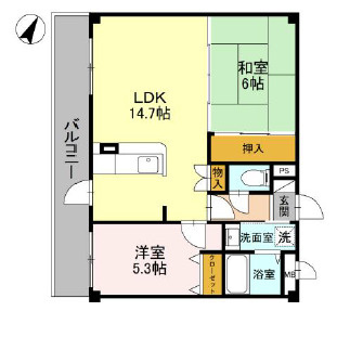 エスポワール三松の間取り