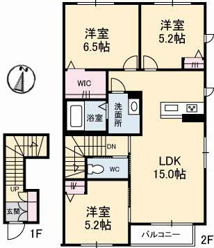 エトワールメゾンの間取り