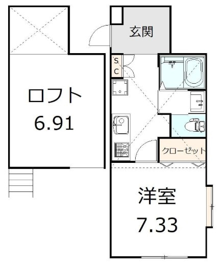 特典：仲介手数料が無料です!!の間取り