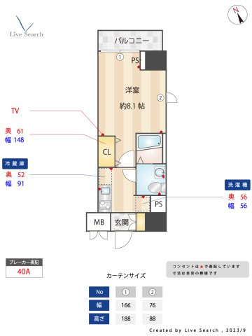 グランスタイル浅草の間取り