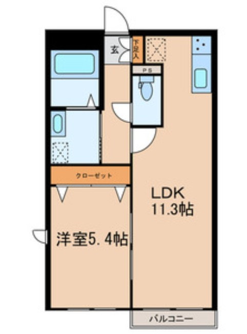 オッサボヌール船堀の間取り|間取りです。