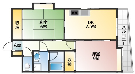 エトワール観音の間取り
