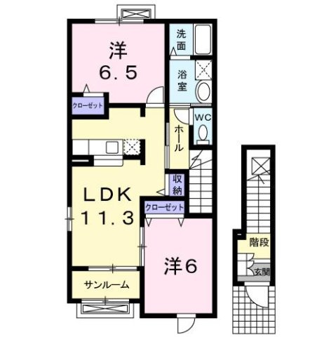 ブランシェスの間取り