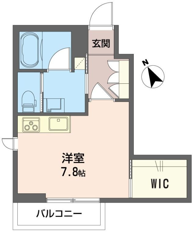 メゾンラフィーネVの間取り