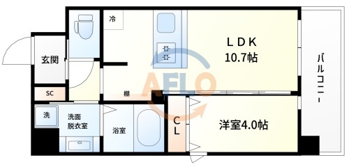 ウエンズ福島フロントの間取り|ウエンズ福島フロント