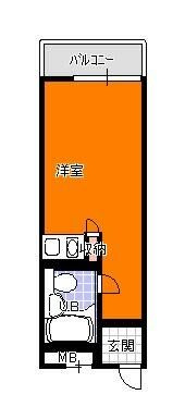ダイマス熊野町マンションの間取り