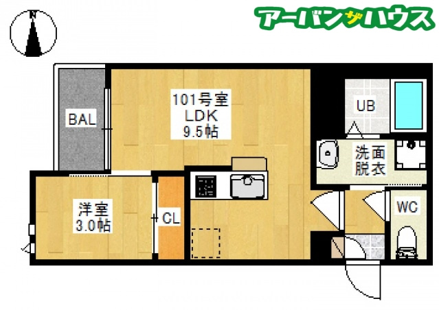 GRANDTIC IMAの間取り