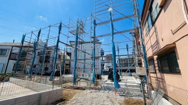 足立区青井6丁目新築戸建て【全2棟】の外観|【6/13撮影】
