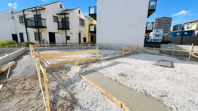足立区青井6丁目新築戸建て【全2棟】の外観|【5月撮影】
