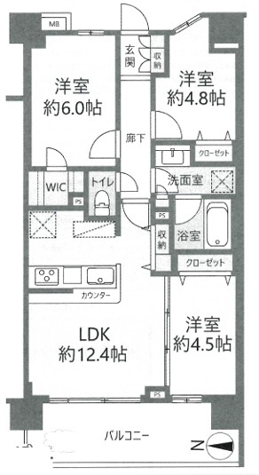 【間取り】 | アンビシャス小岩