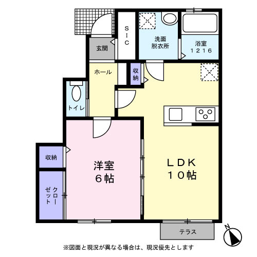 ＰｒｅｍｉｕｍＳｑｕａｒｅ橋本３号棟の間取り