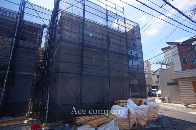 【外観】 | 東大阪市玉串町西3丁目　【1号棟/全3棟】 | 【只今建築中！現地2026年8月30日現在☆】