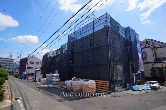 【前面道路含む現地写真】 | 東大阪市玉串町西3丁目　【1号棟/全3棟】 | 前面道路【北側幅員4.2ｍ×西側幅員5.2ｍ】