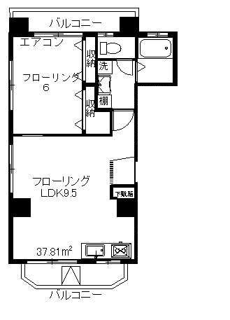 コスモ和光の間取り|間取りです。
