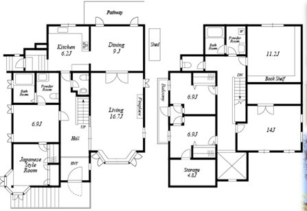 【間取り】 | 田園調布4丁目戸建
