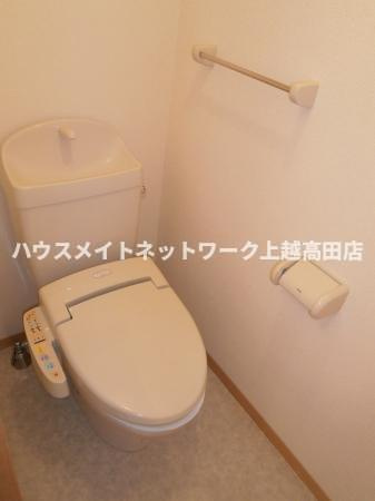 タウンコートくろい駅東 Ⅲのトイレ|温水洗浄便座（部分的参考206号室反転室内写真）