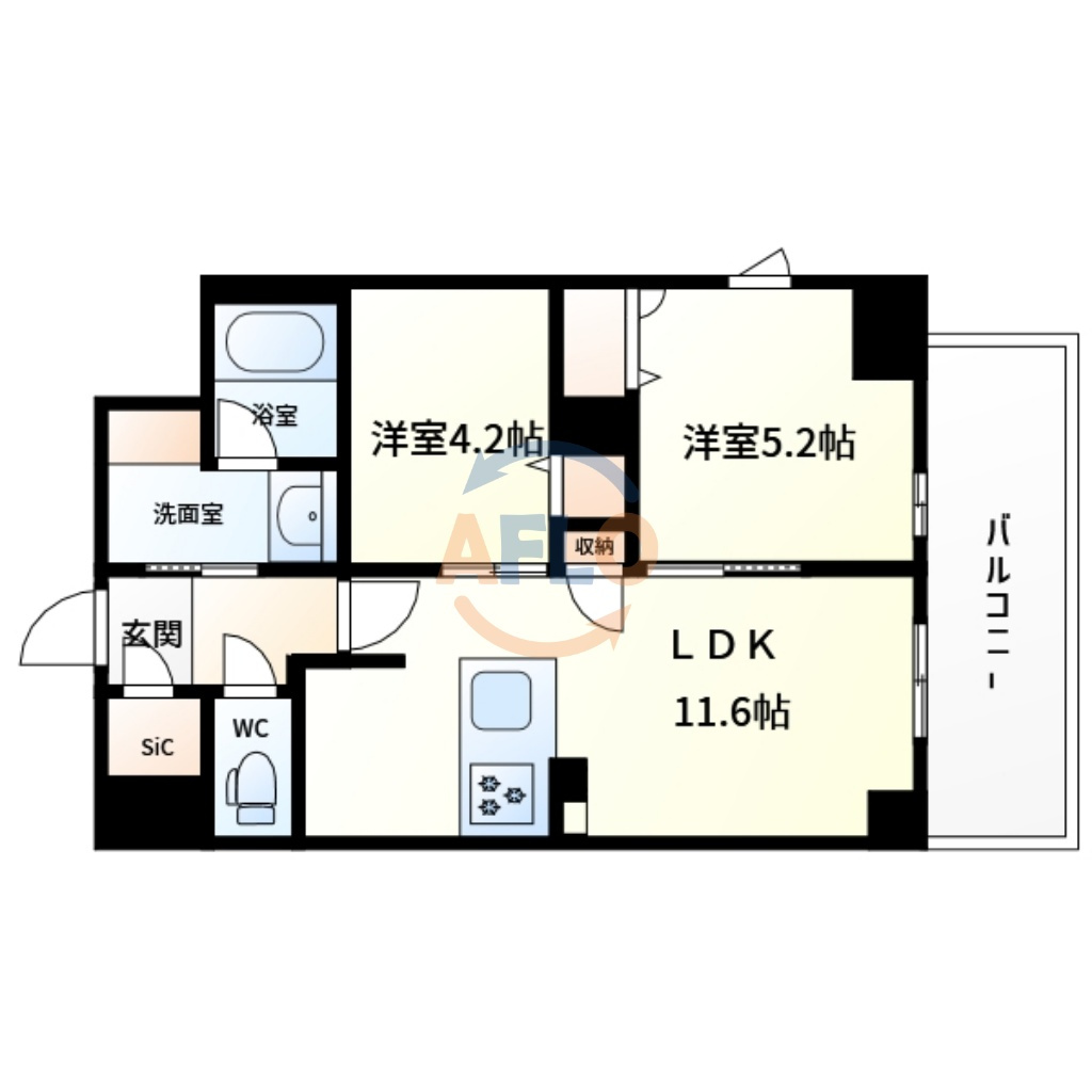 セントリヴィエ大阪梅田の間取り|セントリヴィエ大阪梅田　間取り