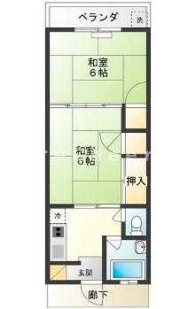 マンション光愛の間取り