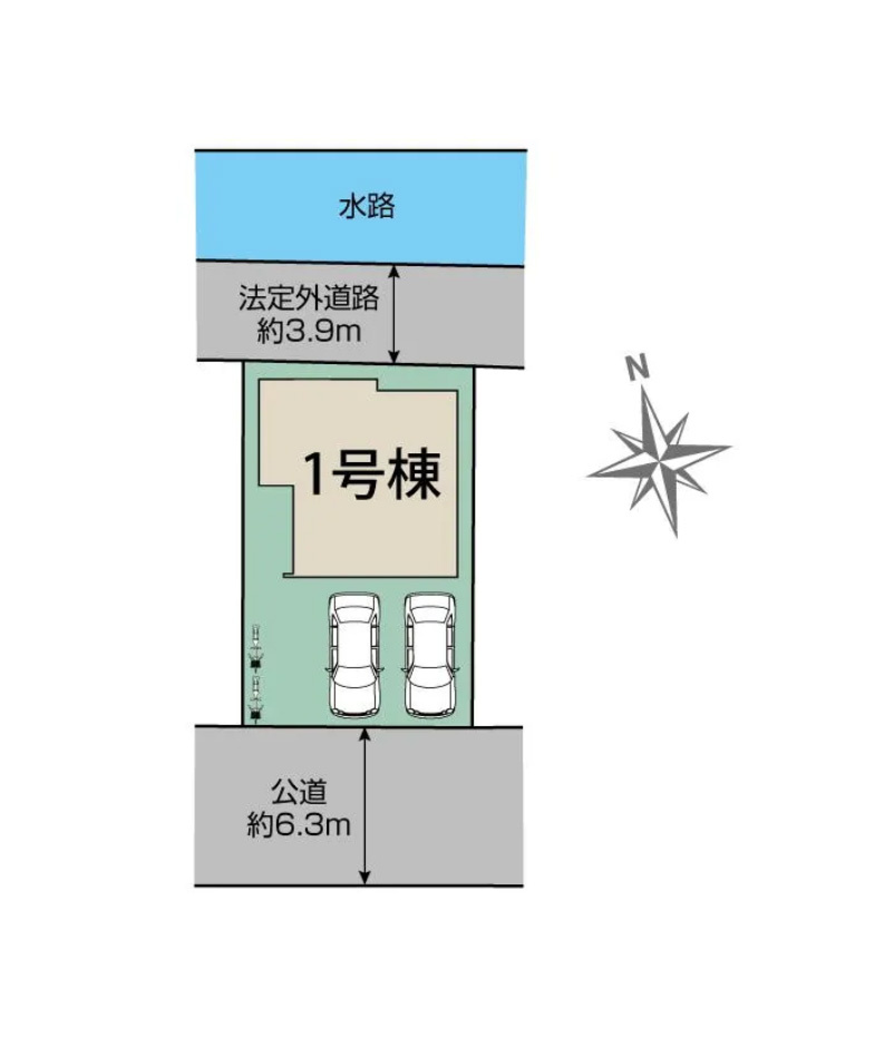 高砂市米田町米田（全1棟）新築の区画図