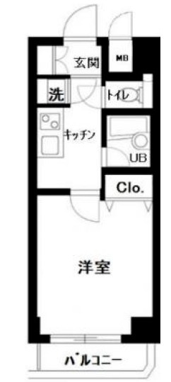 サンテミリオンお茶の水の間取り|間取りです。