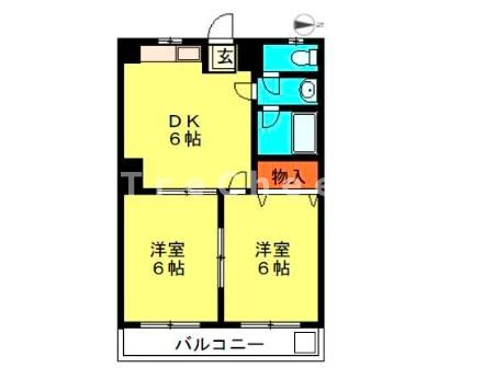 メゾンかいざかの間取り