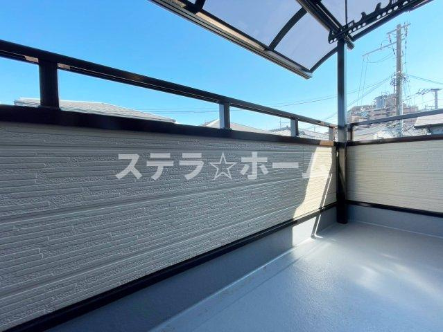 原町3 中古戸建のバルコニー|広々としたバルコニーです