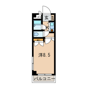カーサ・ベルデの間取り|間取りです。
