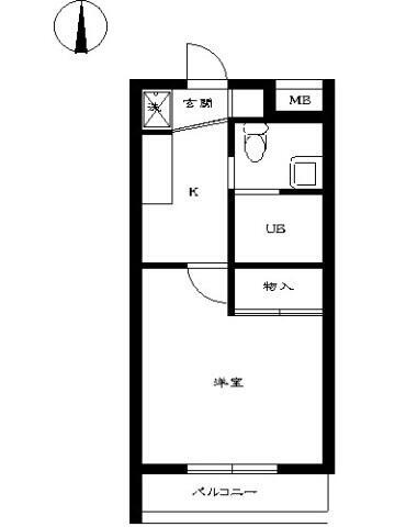 【間取り】 | スカイコート品川御殿山ＥＡＳＴ | 間取図