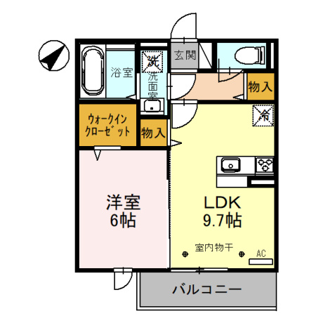 clair de luneの間取り