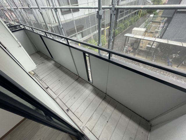 ソフィア清水A棟のバルコニー