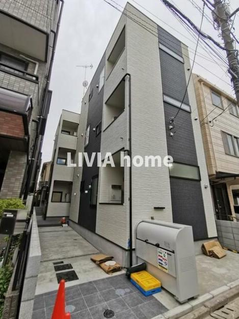 板橋区蓮根２丁目のアパートの外観