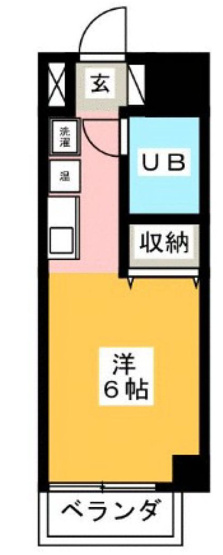 【間取り】 | フレックス西八王子 | 1Kは、キッチンと居室が分かれているため、生活空間にメリハリをつけられますね。料理の臭いが気になりにくく、来客時にもプライベート空間を確保しやすい点が魅力ですね。一人暮らしでも快適な生活を送れますよ。