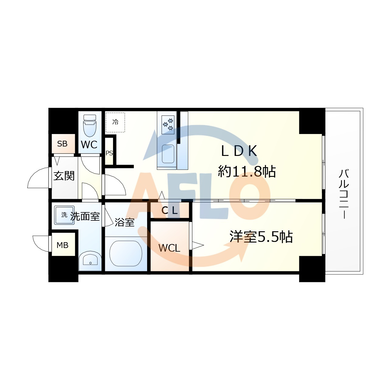 カーサヴェルデ東小橋の間取り|カーサヴェルデ東小橋　間取り