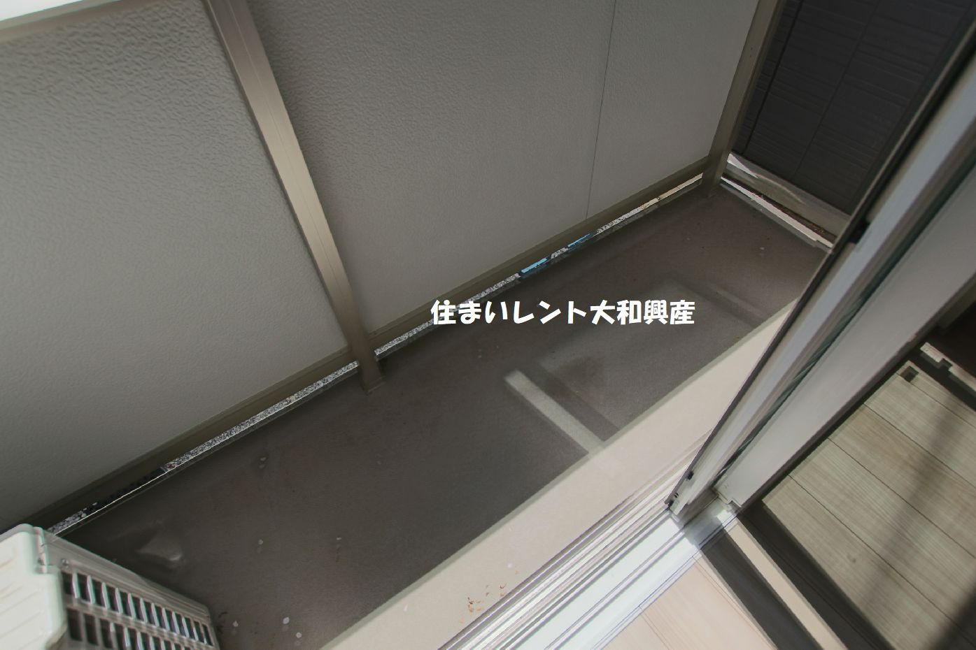 セレスト弐番館のバルコニー