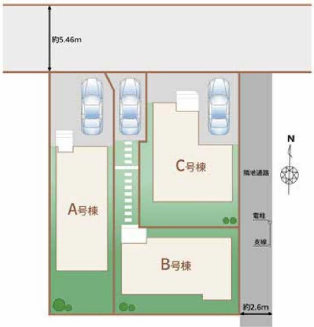 小平市学園東町2丁目　全3棟　B号棟