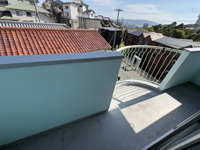 明不マンション太寺のバルコニー