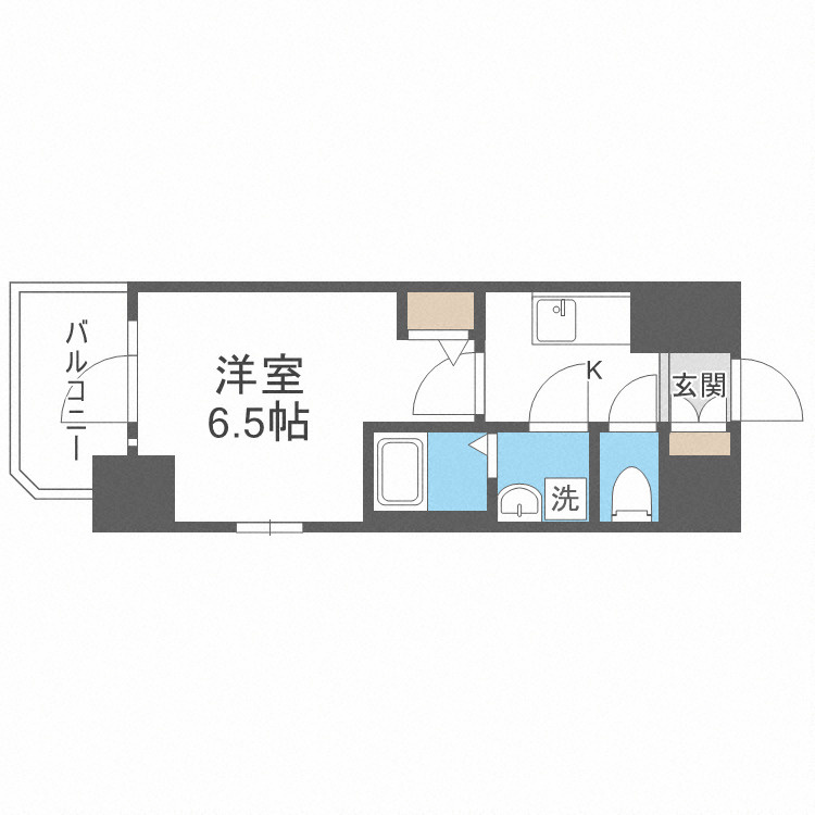 エスリード阿波座プライムコートの間取り