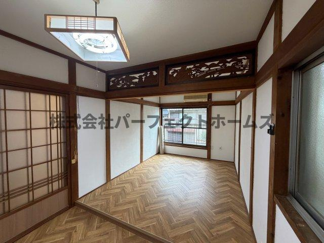 点野1丁目戸建　賃貸の洋室|落ち着いた色調の洋室です