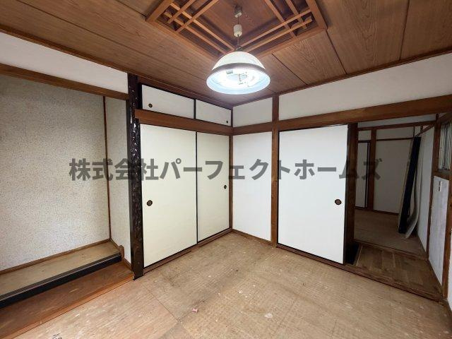 点野1丁目戸建　賃貸の和室|趣のある和室です