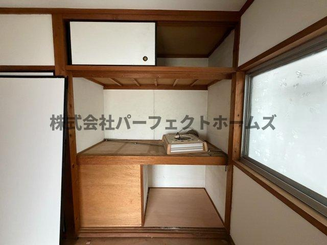 点野1丁目戸建　賃貸の収納|専用の収納スペースです