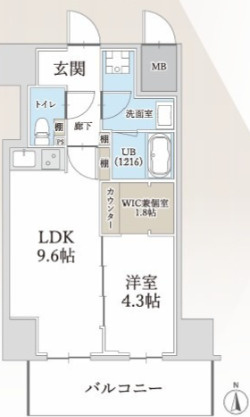 【間取り】 | ハイラインⅤ