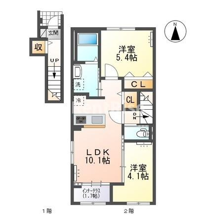 南屋敷。の間取り