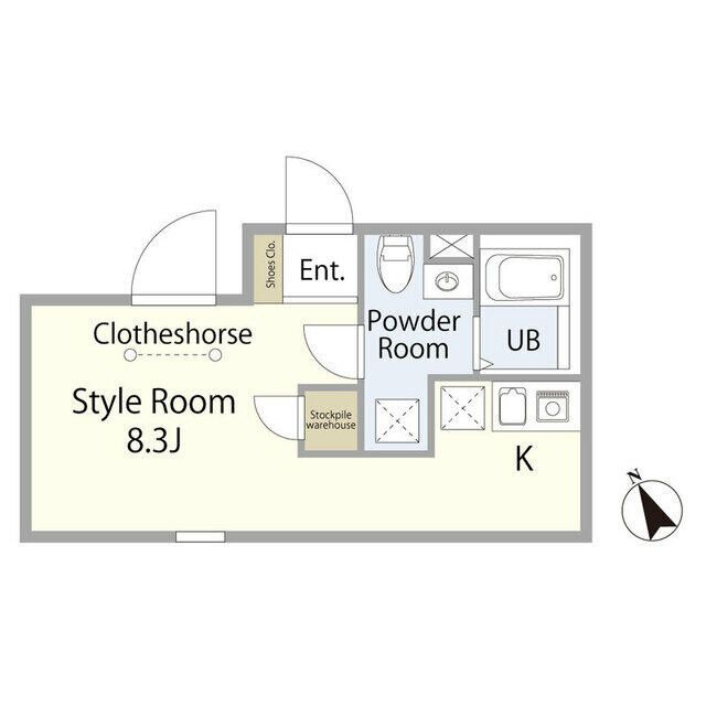 ラフォート町屋の間取り